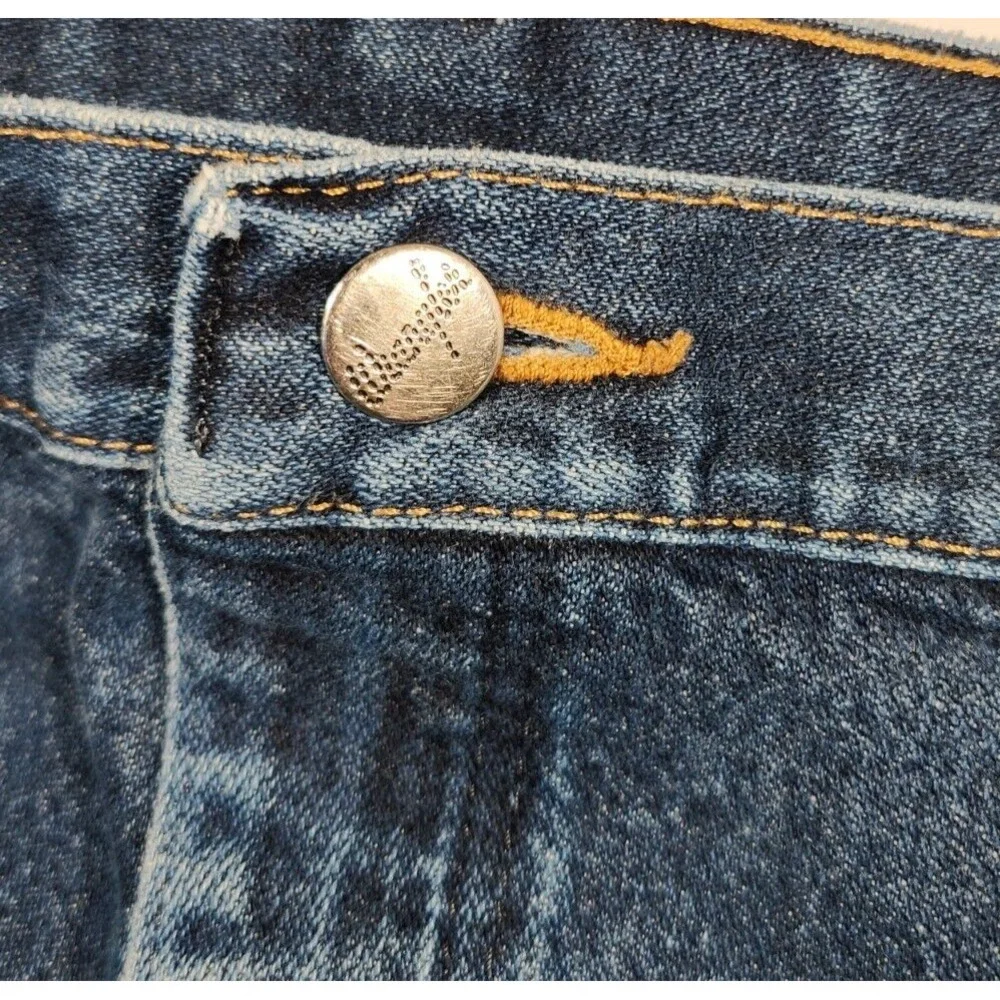 Wrangler 933SEDD Mens Regular Fit Straight Leg Jeans Medium Wash Blue 38x30